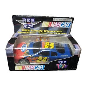 PEZ Toys Nascar Jeff Gordon No. 24 Toy Candy Dispenser | Pull Back Car
